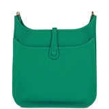 Hermes Evelyne III PM Vert Jade Clemence Gold Hardware