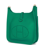 Hermes Evelyne III PM Vert Jade Clemence Gold Hardware