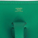 Hermes Evelyne III PM Vert Jade Clemence Gold Hardware