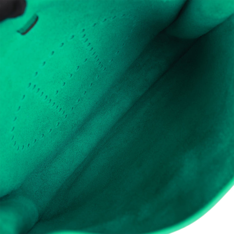 Hermes Evelyne III PM Vert Jade Clemence Gold Hardware