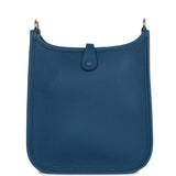 Hermes Evelyne TPM Bag Deep Blue Maurice Palladium Hardware