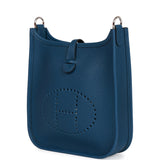 Hermes Evelyne TPM Bag Deep Blue Maurice Palladium Hardware