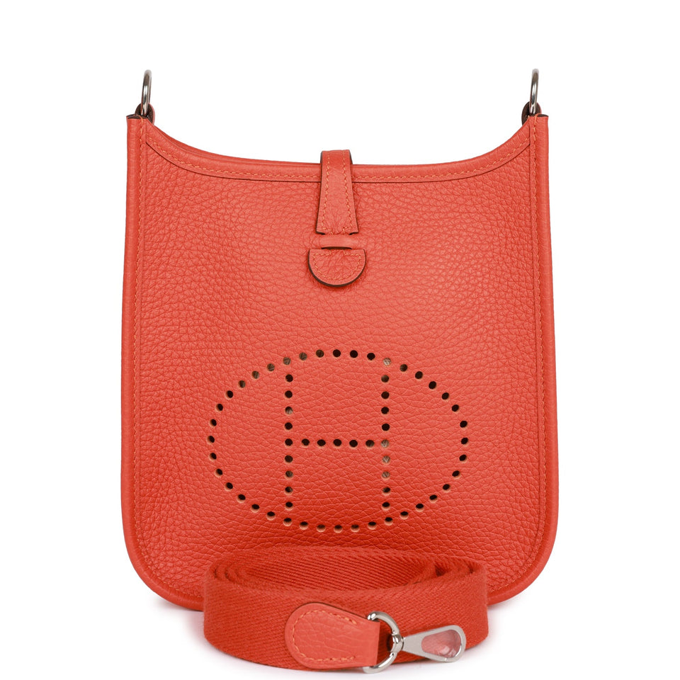 Hermes Evelyne TPM Feu Clemence Palladium Hardware