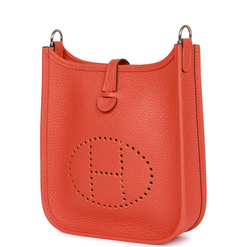 Hermes Evelyne TPM Feu Clemence Palladium Hardware