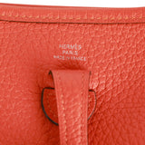 Hermes Evelyne TPM Feu Clemence Palladium Hardware
