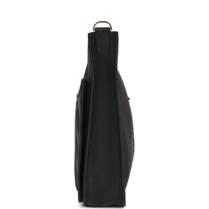 Hermes Evelyne PM Black Clemence Gold Hardware
