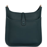 Hermes Evelyne PM Vert Cypress Clemence Gold Hardware