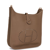 Hermes Evelyne PM Etoupe Clemence Gold Hardware