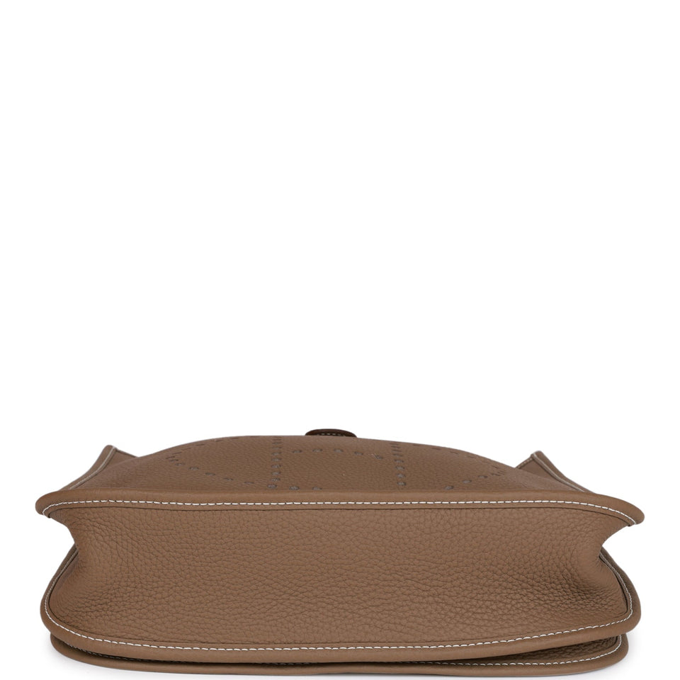 Hermes Evelyne PM Etoupe Clemence Gold Hardware