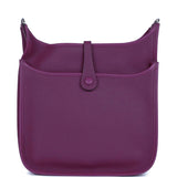 Hermes Evelyne III PM Anemone Clemence Palladium Hardware