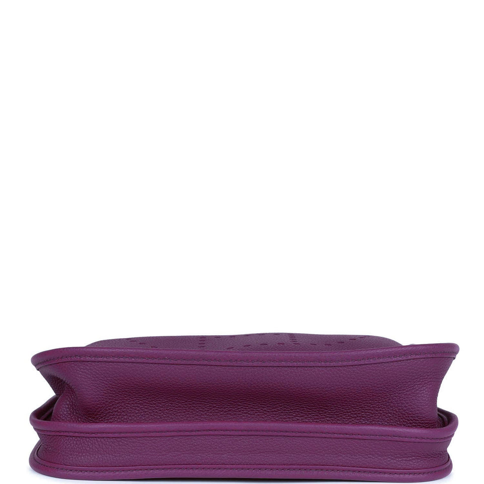 Hermes Evelyne III PM Anemone Clemence Palladium Hardware