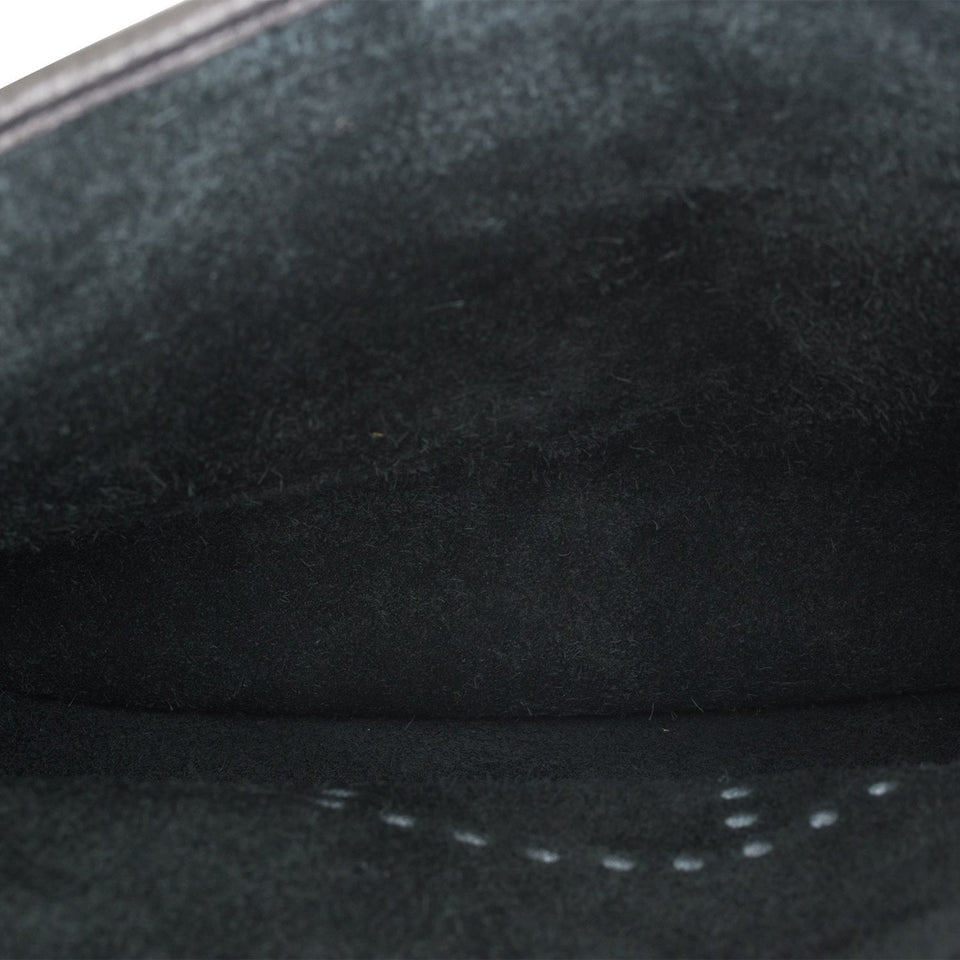 Hermes Evelyne III PM Black Clemence Gold Hardware