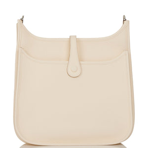 Hermes Evelyne III PM Nata Clemence Palladium Hardware