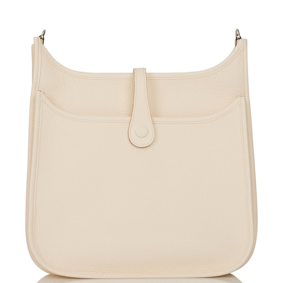 Hermes Evelyne III PM Nata Clemence Palladium Hardware