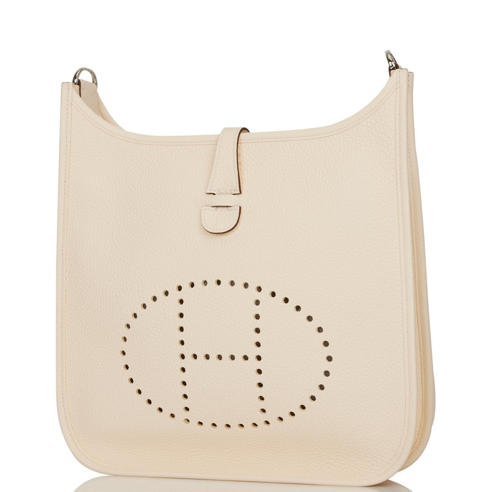 Hermes Evelyne III PM Nata Clemence Palladium Hardware