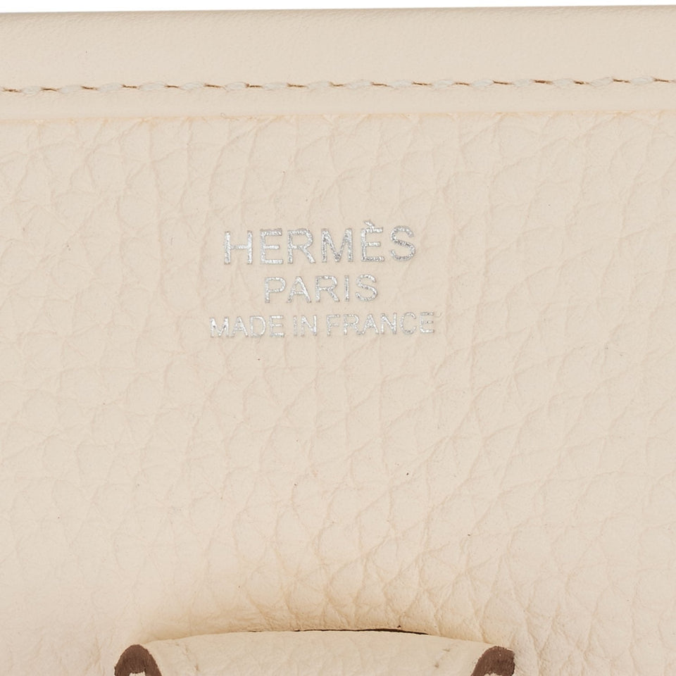 Hermes Evelyne III PM Nata Clemence Palladium Hardware