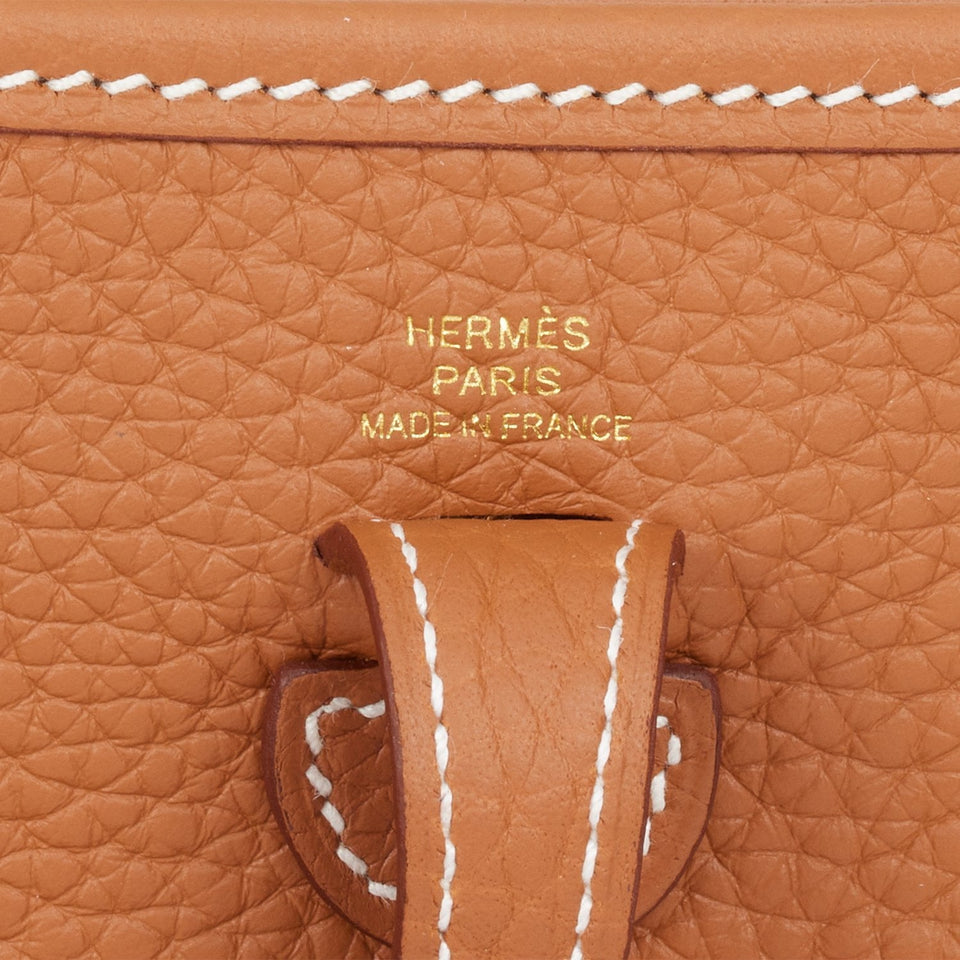 Hermes Evelyne TPM Gold Clemence  Gold Hardware