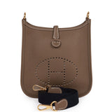 Hermes Evelyne TPM Etoupe Clemence Gold Hardware