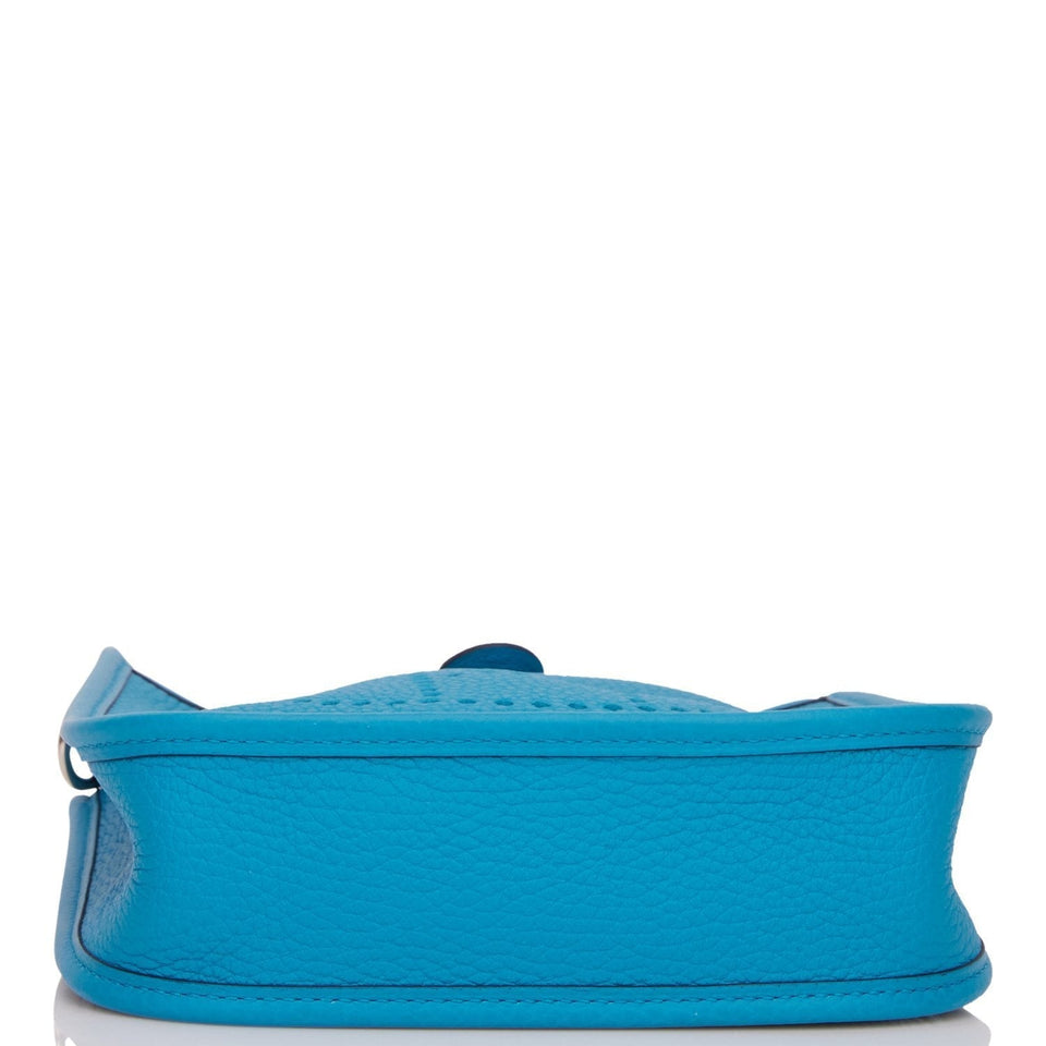 Hermes Evelyne TPM Bleu Frida Clemence Palladium Hardware