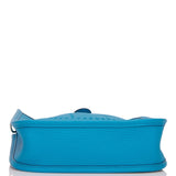 Hermes Evelyne TPM Bleu Frida Clemence Palladium Hardware