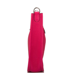 Hermes Evelyne TPM Rose Mexico Clemence Palladium Hardware