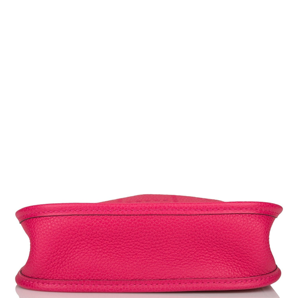 Hermes Evelyne TPM Rose Mexico Clemence Palladium Hardware