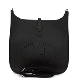 Hermes Evelyne III GM Black Clemence Palladium Hardware