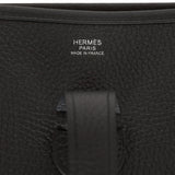 Hermes Evelyne III GM Black Clemence Palladium Hardware