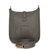 Hermes Evelyne TPM Gris Meyer Clemence Gold Hardware