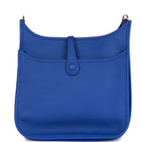 Hermes Evelyne III PM Bleu Royal Clemence Palladium Hardware