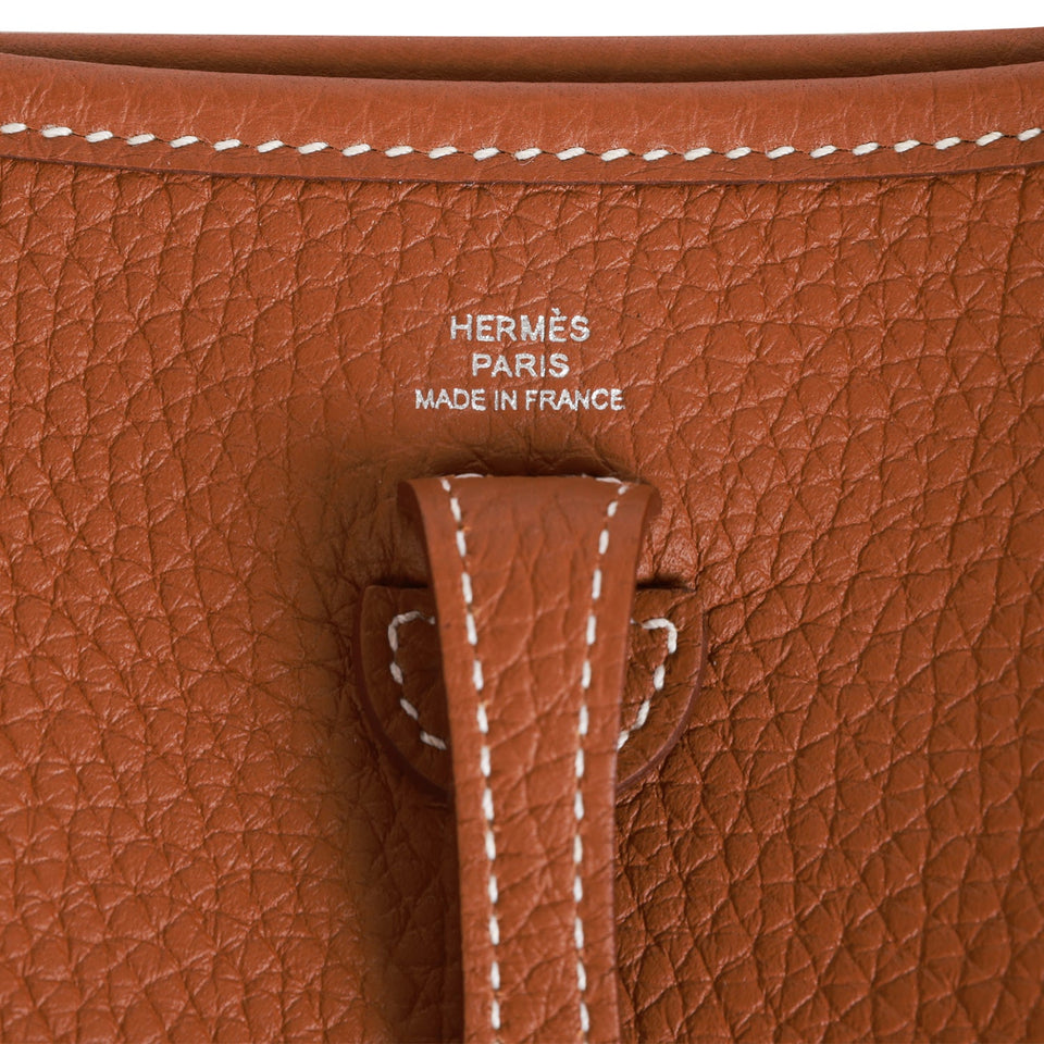 Hermes Evelyne TPM Gold Clemence Palladium Hardware