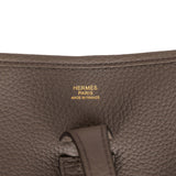 Hermes Evelyne III PM Etain Clemence Gold Hardware