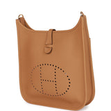 Hermes Evelyne III PM Biscuit Clemence Gold Hardware