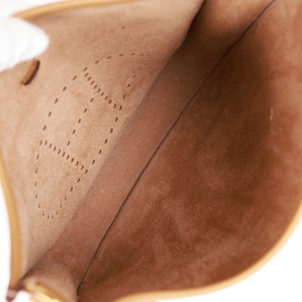 Hermes Evelyne III PM Biscuit Clemence Gold Hardware