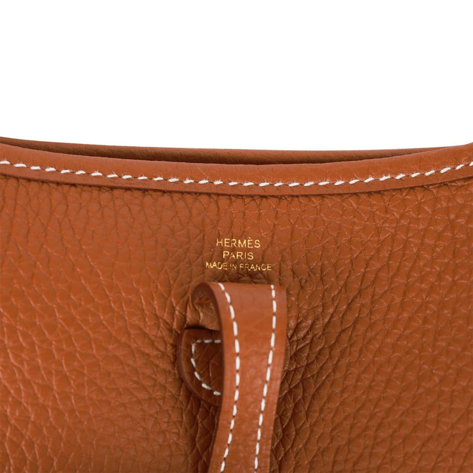 Hermes Evelyne TPM Gold Clemence Gold Hardware