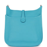 Hermes Evelyne III PM Bleu du Nord Clemence Palladium Hardware