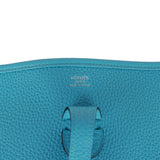 Hermes Evelyne III PM Bleu du Nord Clemence Palladium Hardware