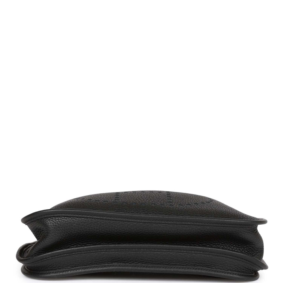 Hermes Evelyne III PM Black Clemence Gold Hardware