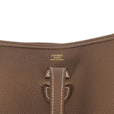 Hermes Evelyne III PM Etoupe Clemence Gold Hardware