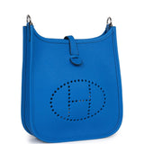 Hermes Evelyne TPM Bleu Zellige Clemence Palladium Hardware