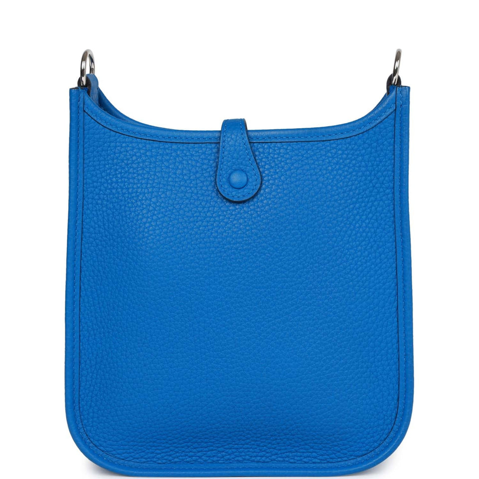 Hermes Evelyne TPM Bleu Zellige Clemence Palladium Hardware