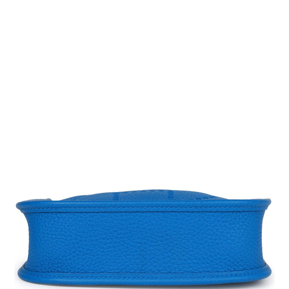 Hermes Evelyne TPM Bleu Zellige Clemence Palladium Hardware