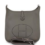 Hermes Evelyne III PM Gris Meyer Clemence Palladium Hardware