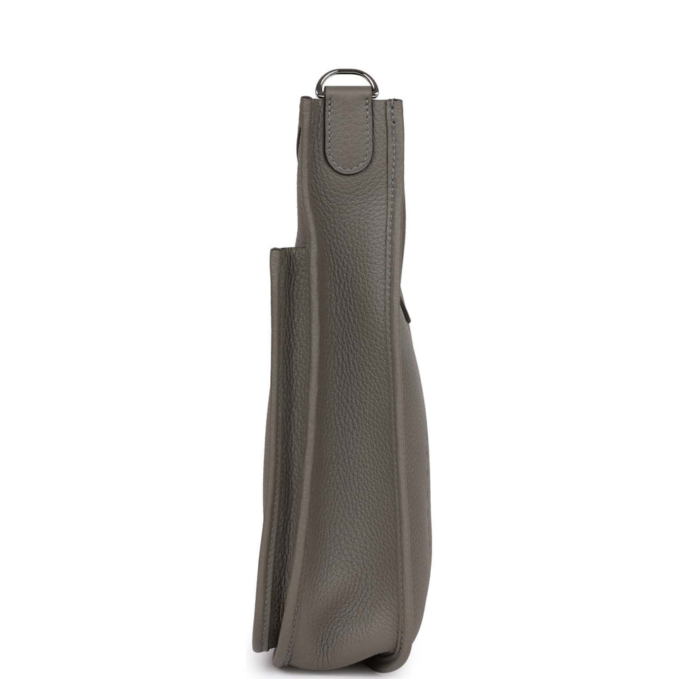 Hermes Evelyne III PM Gris Meyer Clemence Palladium Hardware