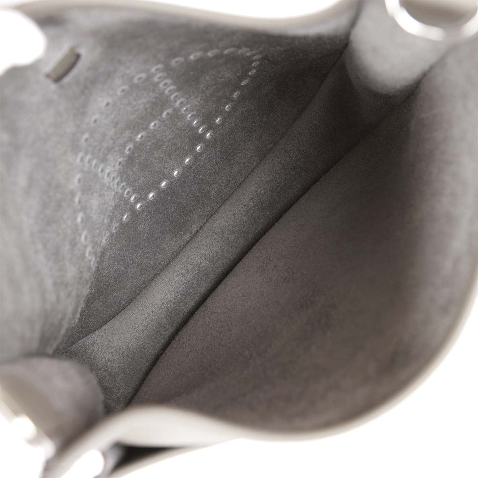 Hermes Evelyne III PM Gris Meyer Clemence Palladium Hardware