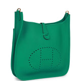 Hermes Evelyne III PM Vert Jade Clemence Gold Hardware