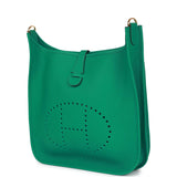 Hermes Evelyne III PM Vert Jade Clemence Gold Hardware