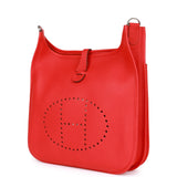 Hermes Evelyne III PM Rouge de Coeur Clemence Palladium Hardware