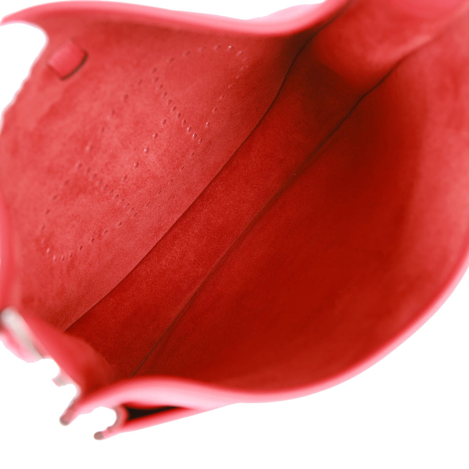 Hermes Evelyne III PM Rouge de Coeur Clemence Palladium Hardware