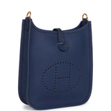 Hermes Evelyne TPM Bleu Saphir Maurice Gold Hardware